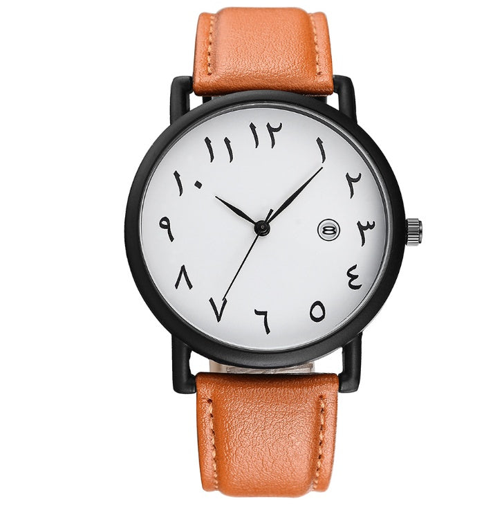 Baosaili high quality Arab tape calendar foreign trade watch