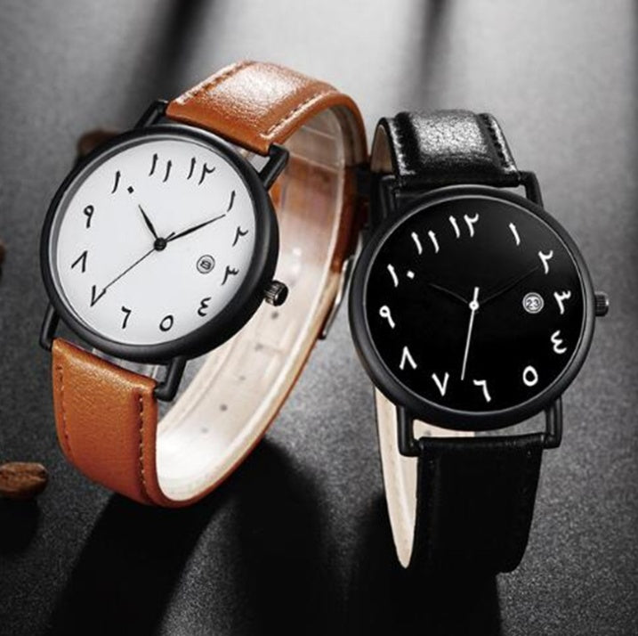 Baosaili high quality Arab tape calendar foreign trade watch